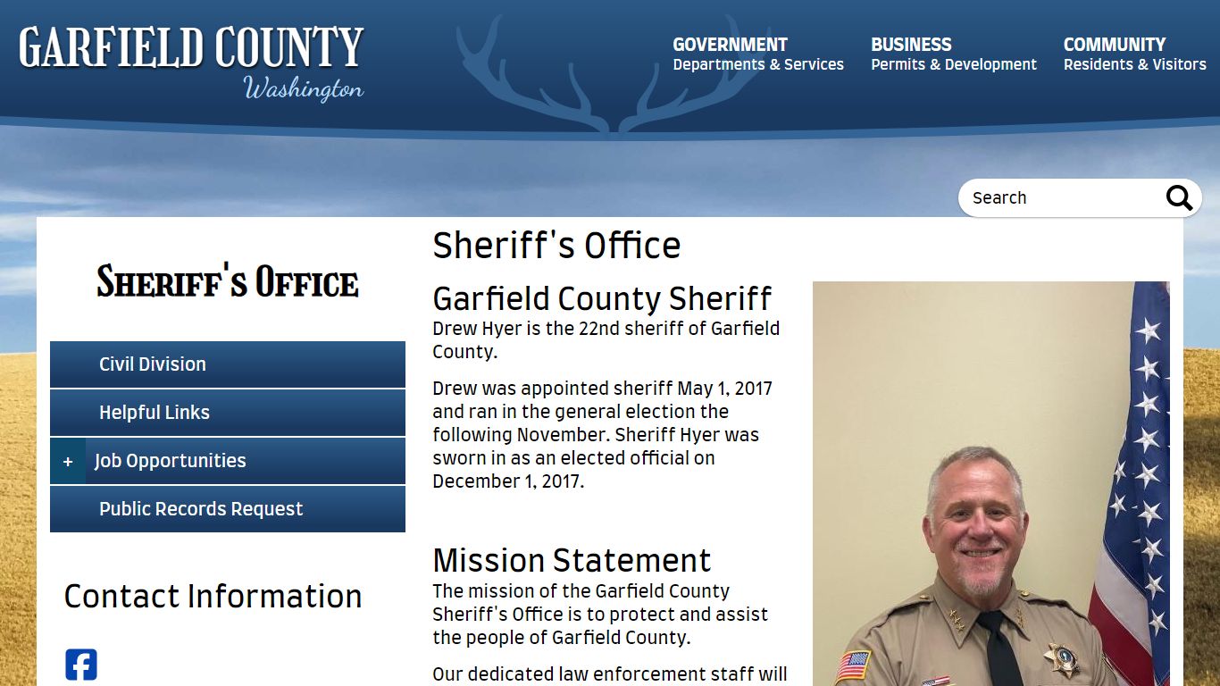 Sheriff's Office | Garfield County, WA